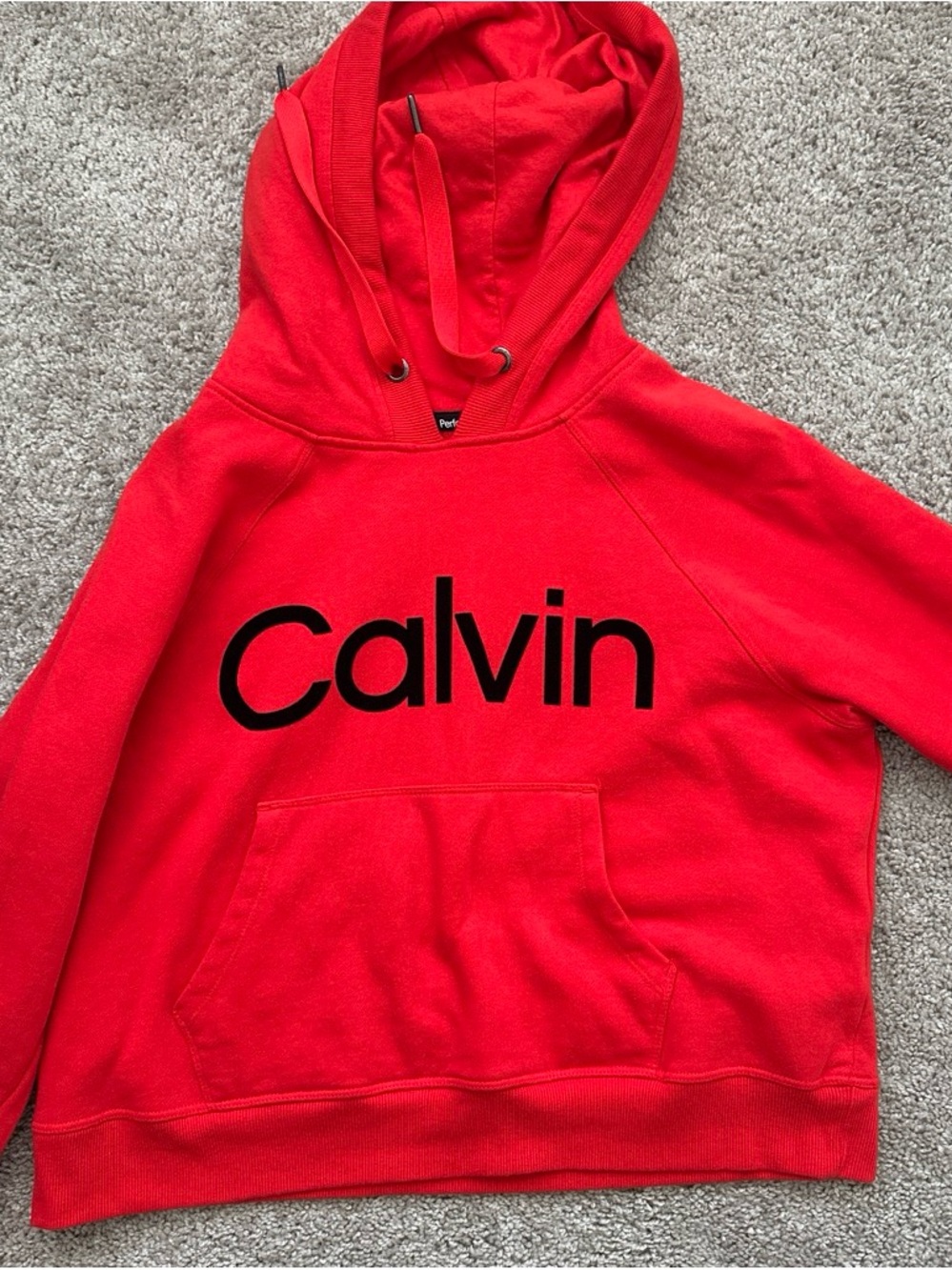 Calvin Klein Performance Red Logo Pullover